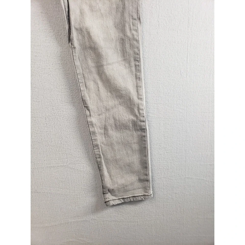 Nova Men Jean 32 Gray Denim Slim Fit Acid Wash Mid Rise Stretch 5 Pocket Design